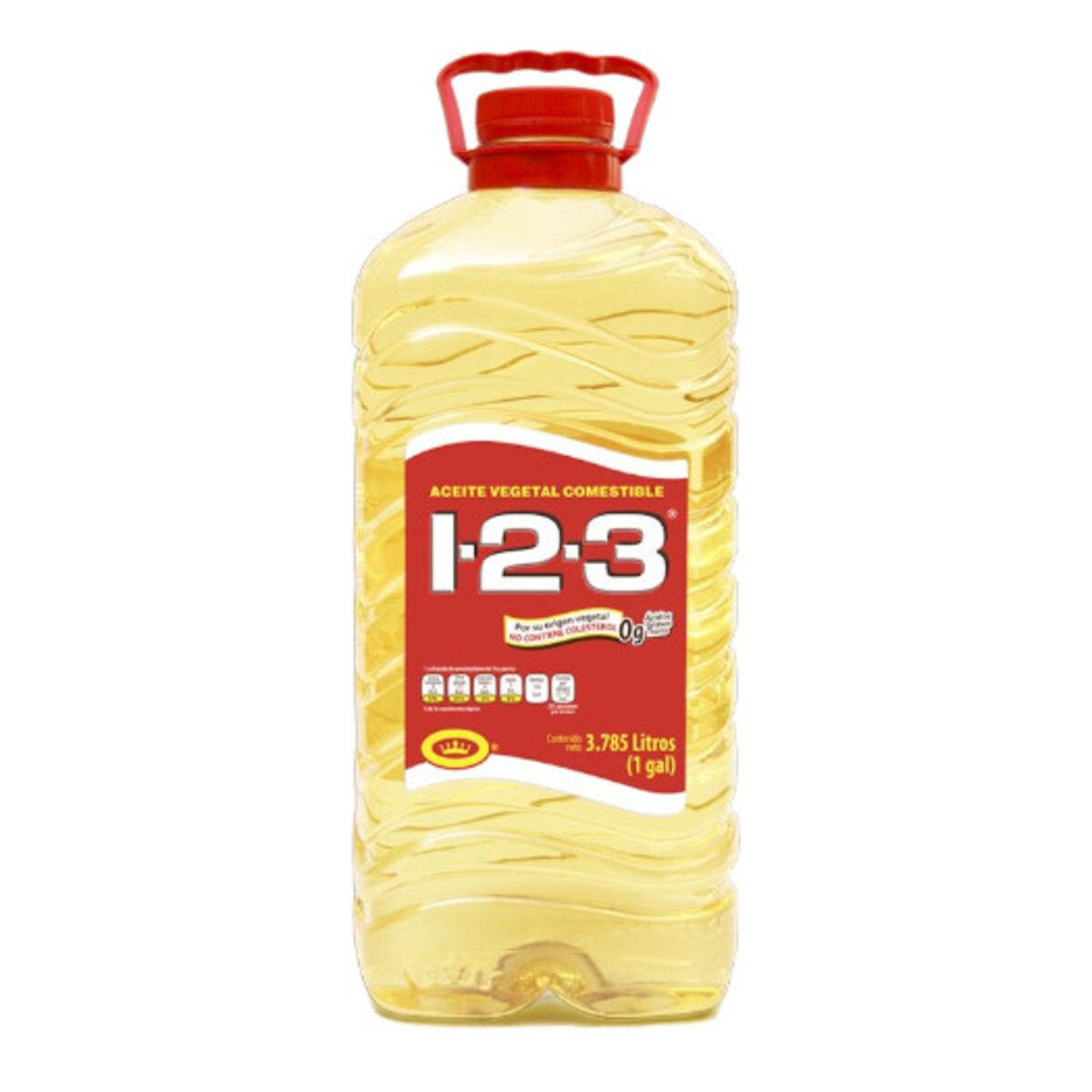 Aceite 1-2-3 Gal Cocinar 123 Vegetable Cooking Oil Gallon